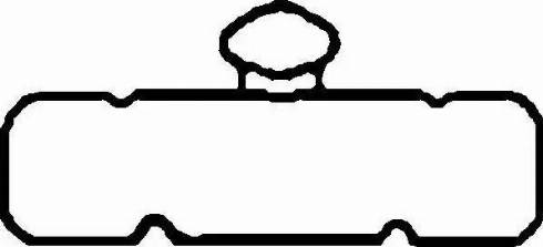 Glaser X53046-01 - Прокладка, крышка головки цилиндра abcparts.ee