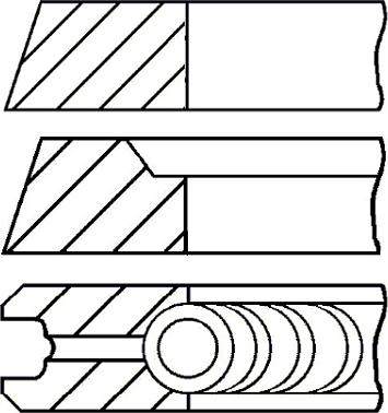 Goetze Engine 08-501800-00 - Kolvirõngakomplekt abcparts.ee