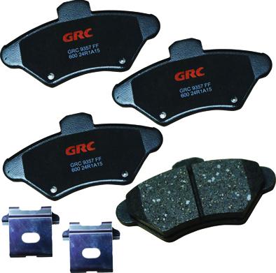 GRC GCD600 - Тормозные колодки, дисковые, комплект abcparts.ee