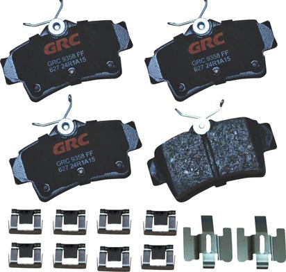 GRC GCD627 - Тормозные колодки, дисковые, комплект abcparts.ee