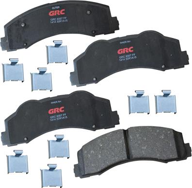 GRC GCD1414 - Тормозные колодки, дисковые, комплект abcparts.ee