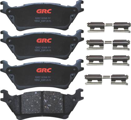 GRC GCD1602 - Тормозные колодки, дисковые, комплект abcparts.ee