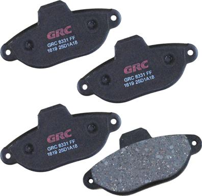 GRC GCD1619 - Тормозные колодки, дисковые, комплект abcparts.ee