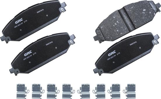 GRC GCD2179 - Тормозные колодки, дисковые, комплект abcparts.ee