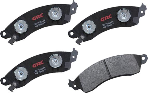 GRC GMD412 - Тормозные колодки, дисковые, комплект abcparts.ee