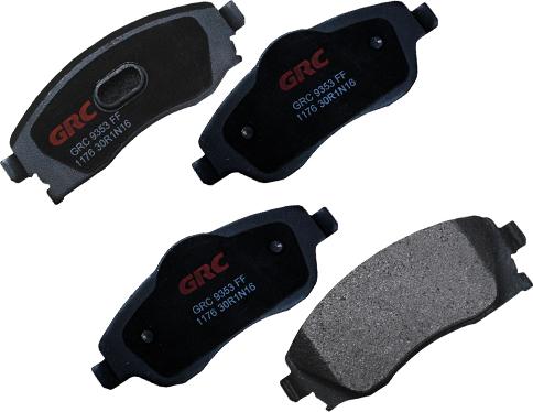GRC GMD1176 - Тормозные колодки, дисковые, комплект abcparts.ee