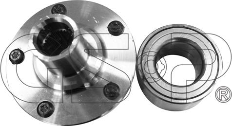 GSP 9430005K - Ступица колеса, поворотный кулак abcparts.ee