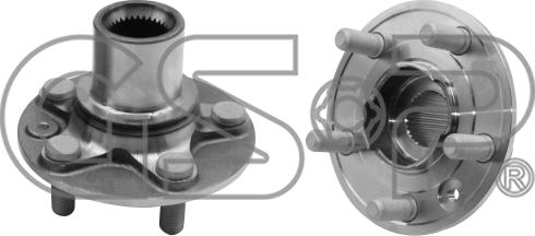 GSP 9431018 - Ступица колеса, поворотный кулак abcparts.ee
