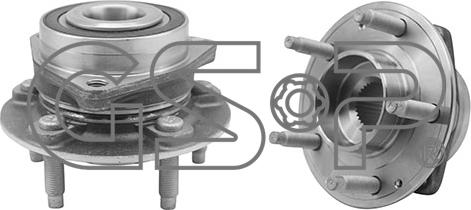 GSP 9330086 - Комплект подшипника, ступицы колеса abcparts.ee