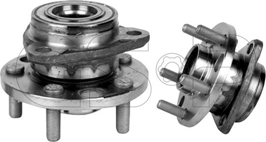 GSP 9333024 - Комплект подшипника, ступицы колеса abcparts.ee