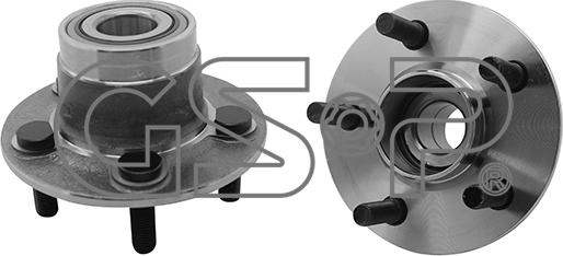 GSP 9228011 - Ступица колеса, поворотный кулак abcparts.ee