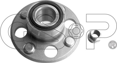 GSP 9228030K - Ступица колеса, поворотный кулак abcparts.ee