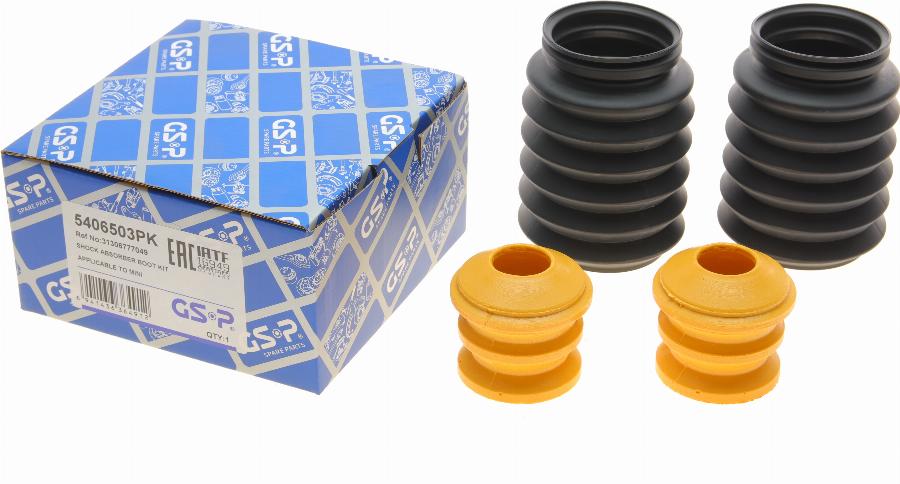 GSP 5406503PK - Пылезащитный комплект, амортизатор abcparts.ee
