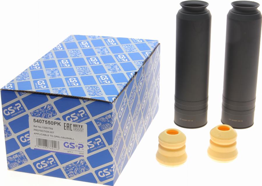 GSP 5407550PK - Пылезащитный комплект, амортизатор abcparts.ee