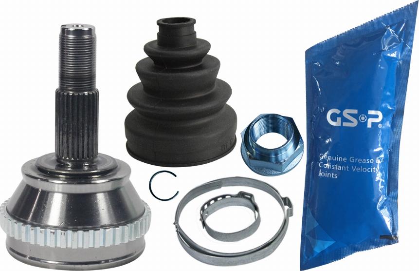 GSP 802004 - Комплект ШРУСа, приводной вал, шарнир abcparts.ee