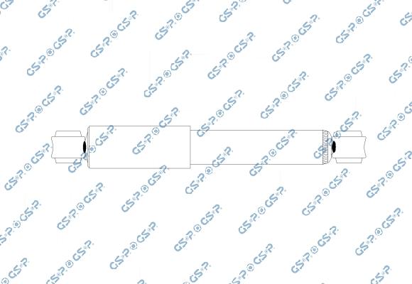 GSP 32108940 - Амортизатор abcparts.ee
