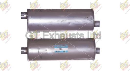 GT Exhausts GIZ018 - Средний глушитель выхлопных газов abcparts.ee