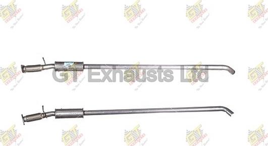 GT Exhausts GJR320 - Средний глушитель выхлопных газов abcparts.ee