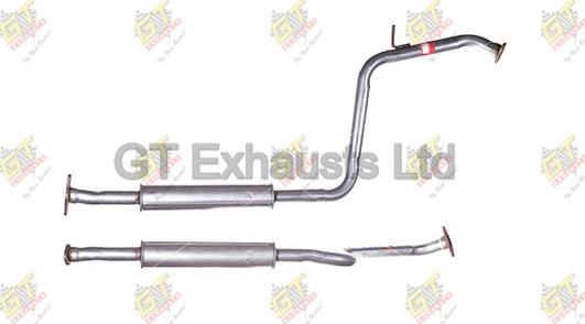 GT Exhausts GMA183 - Средний глушитель выхлопных газов abcparts.ee