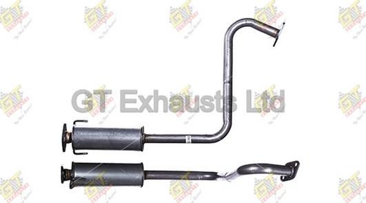 GT Exhausts GRR312 - Средний глушитель выхлопных газов abcparts.ee