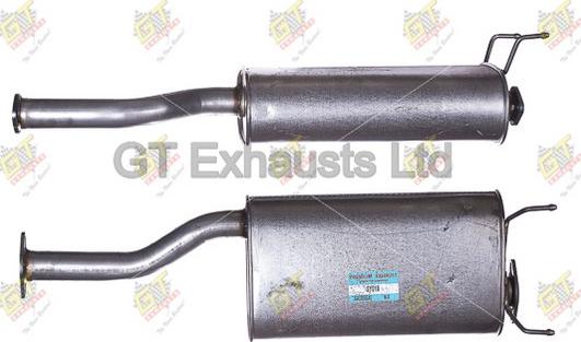 GT Exhausts GSY018 - Средний глушитель выхлопных газов abcparts.ee
