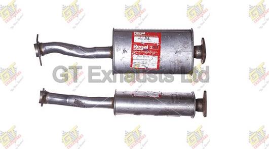 GT Exhausts GVL474 - Средний глушитель выхлопных газов abcparts.ee