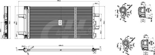 Hart 641 042 - Конденсатор кондиционера abcparts.ee