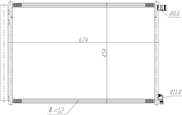 Hart 621 648 - Конденсатор кондиционера abcparts.ee