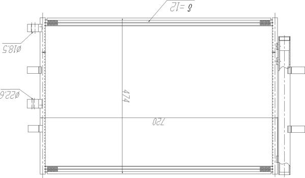 Hart 621 602 - Конденсатор кондиционера abcparts.ee