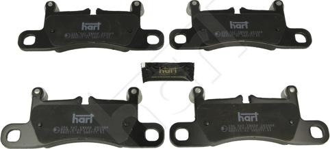 Hart 256 547 - Тормозные колодки, дисковые, комплект abcparts.ee