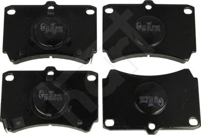 Hart 215 220 - Тормозные колодки, дисковые, комплект abcparts.ee