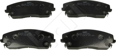 Hart 224 164 - Тормозные колодки, дисковые, комплект abcparts.ee