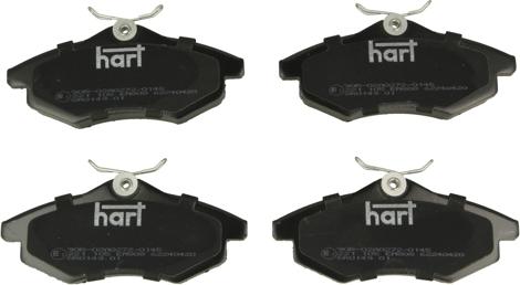 Hart 221 105 - Тормозные колодки, дисковые, комплект abcparts.ee