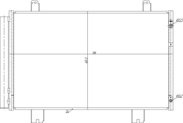 Hart 725 094 - Конденсатор кондиционера abcparts.ee
