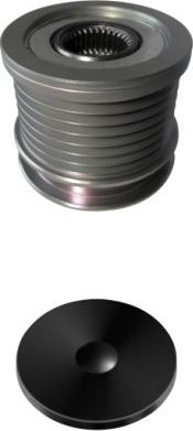 HELLA 9XU 358 038-851 - Шкив генератора, муфта abcparts.ee