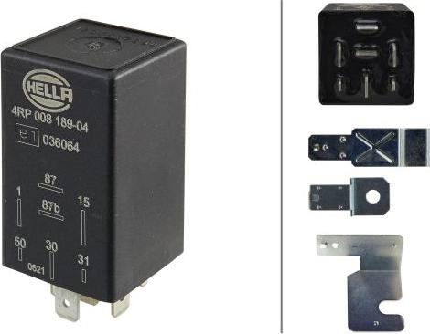 HELLA 4RP 008 189-041 - Relee, Kütusepump abcparts.ee