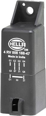 HELLA 4RV 008 188-471 - Блок управления, реле, система накаливания abcparts.ee