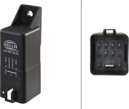 HELLA 4RV 008 188-621 - Блок управления, реле, система накаливания abcparts.ee