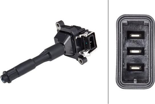 HELLA 5DA 193 175-551 - Катушка зажигания abcparts.ee