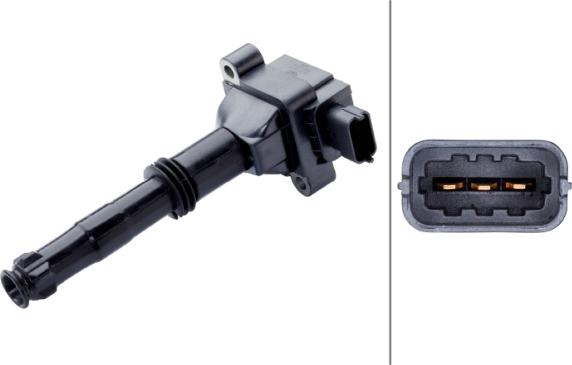 HELLA 5DA 358 057-971 - Катушка зажигания abcparts.ee