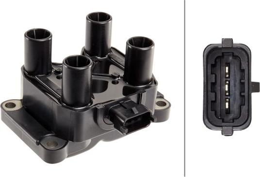 HELLA 5DA 358 057-431 - Катушка зажигания abcparts.ee