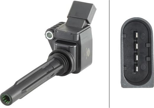 HELLA 5DA 358 057-521 - Катушка зажигания abcparts.ee