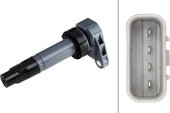 HELLA 5DA 358 057-361 - Катушка зажигания abcparts.ee