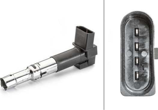 HELLA 5DA 358 057-261 - Катушка зажигания abcparts.ee