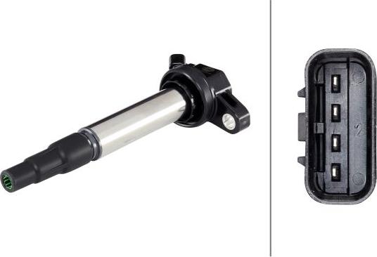 HELLA 5DA 358 000-461 - Катушка зажигания abcparts.ee