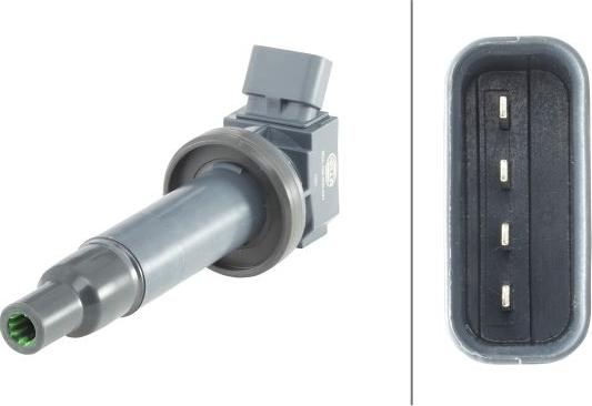 HELLA 5DA 358 000-421 - Катушка зажигания abcparts.ee