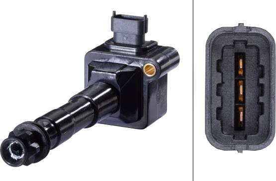 HELLA 5DA 358 168-681 - Катушка зажигания abcparts.ee