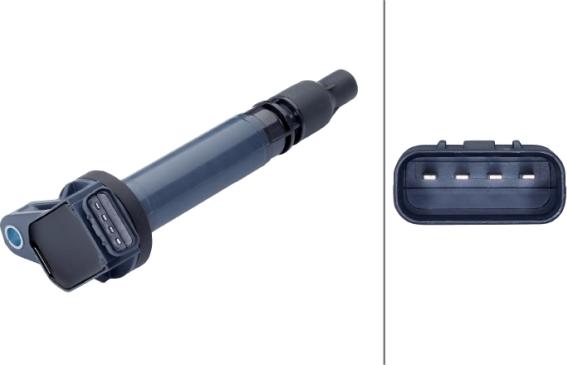 HELLA 5DA 358 168-221 - Катушка зажигания abcparts.ee