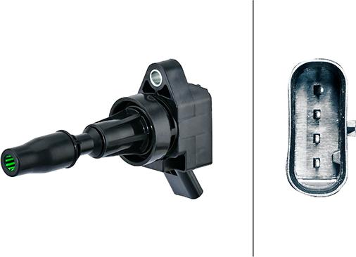 HELLA 5DA358 168-761 - Катушка зажигания abcparts.ee