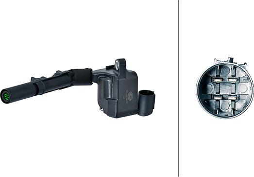HELLA 5DA 358 168-731 - Катушка зажигания abcparts.ee